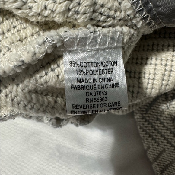 Kenar Cotton Skirt Chevron Pattern Zip Pockets Elastic Waist Size Medium NWT - Picture 5 of 10